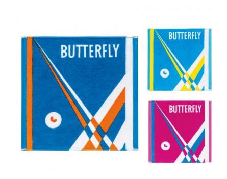 蝴蝶BUTTERFLY 新款运动汗巾 方巾 WTT-107-1 3色纯棉 100%吸汗