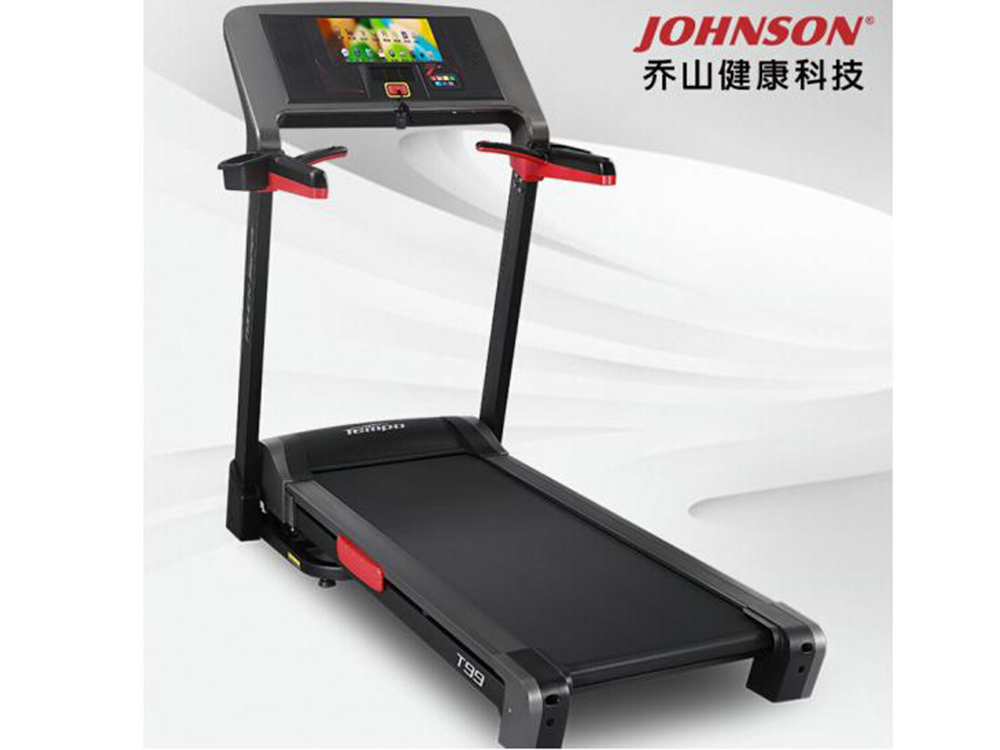 乔山跑步机家用款新品T99触控屏可连WIFI运动健身器材