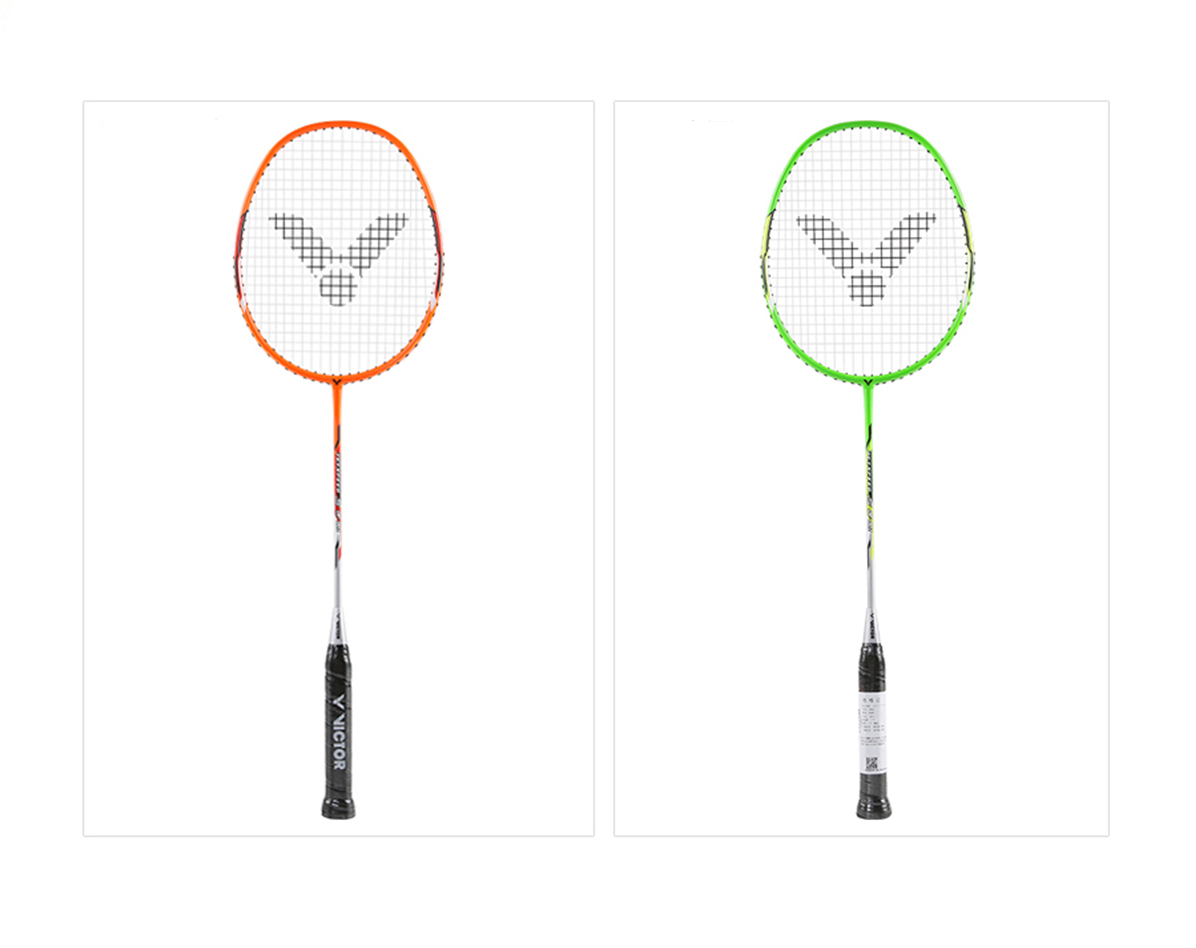 VICTOR威克多羽毛球拍双拍碳纤维业余初级耐打稳定2支装JSDF001